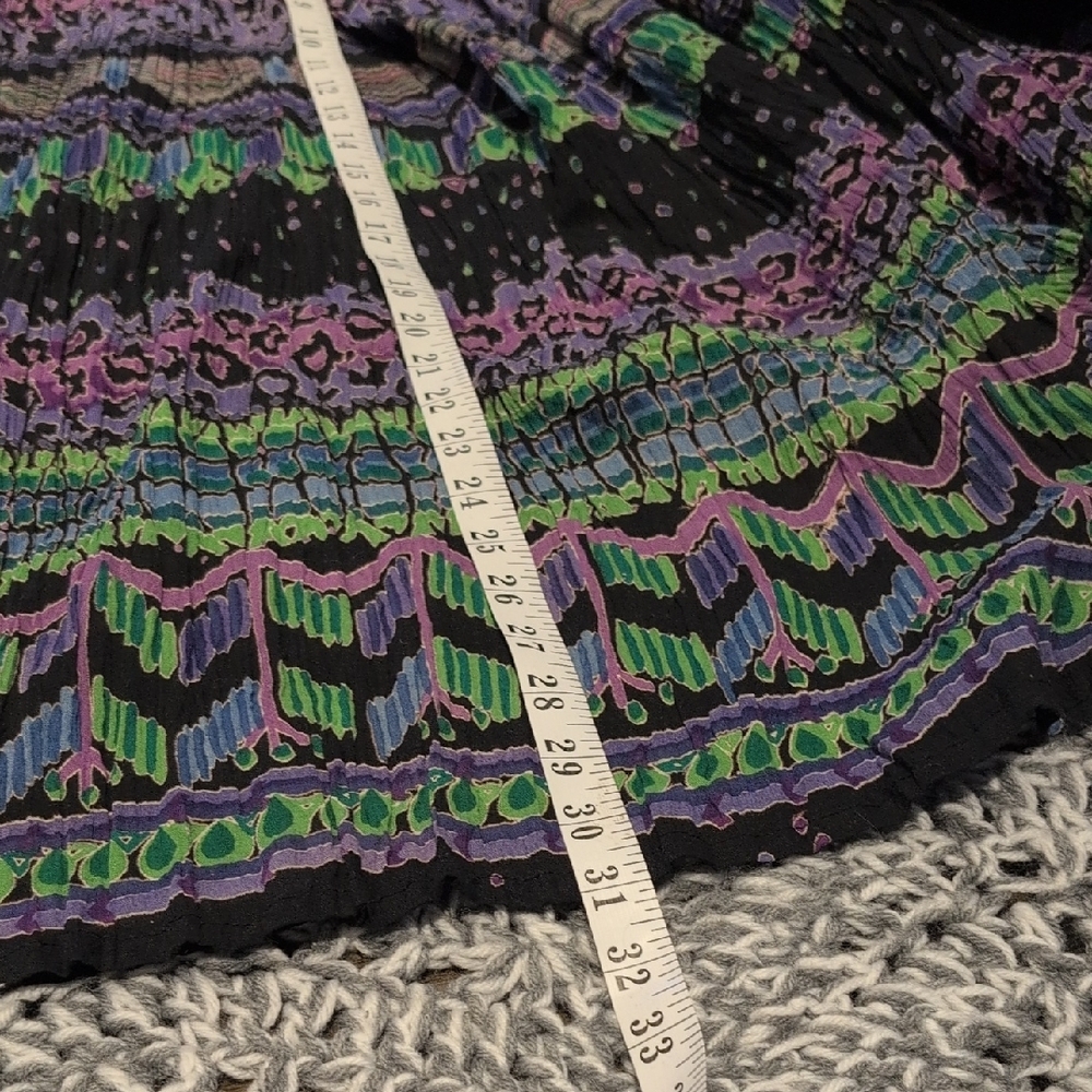 313 โจ Y2K Boho Siren Mini Skirt โจ Midnight Amethyst โข Mystic โข Indie Leopard โข - Picture 6 of 6